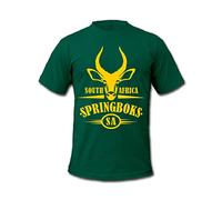 SA Springboks Rugby South Africa Champions T-Shirts Green