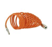 Sealey Coiled Air Hose SA305 – PU Quick Release 5mm x 5m