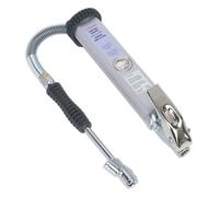 Sealey Tyre Inflator Gauge Long Type with Twin Push-On Connector SA39