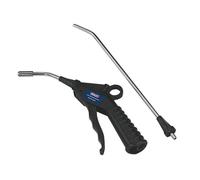 SA914 Air Blow Gun Safety Nozzle 100mm 300mm Extensions 110 PSI By Sealey