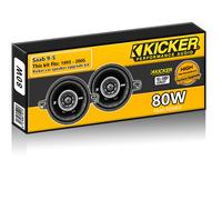 KICKER 43DSC3504 8.7 cm Coaxial LS Black