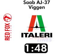 Saab AJ-37 Viggen 3D instrument panels Italeri kit Red Fox Studio RFSQS-48026