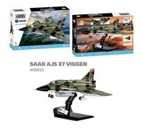 Saab AJS37 Viggen brick plane model - COBI 5911 - 910 bricks