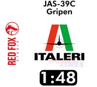 Saab JAS-39C Gripen for 1:48 Italeri Kit Red Fox Studio RFSQS-48089