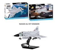 Saab VJ37 Viggen brick plane model - COBI 5915 - 881 bricks