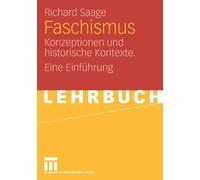 Saage - Faschismus Konzeptionen und historische Kontexte. Eine Einf - X555z