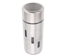 SAalteasoning Bottle, Stainless Steel Dredge Shaker, Shaker Seasoning Jar, Condiment Canister with Hole and Lid, for Salt, Cinnamon Coffee (Mesh Holes)