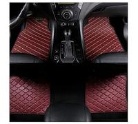 SAANTE 4pcs Custom Leather Car Floor Mats For H-yundai I30 I30N 2018-2021(RHD), Front Rear Row Carpet Cover Mat All-Weather Protection Mat Interior Accessories,C/Brown