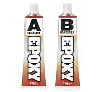 SAAO Epoxy Resin Twin Pack - High Strength 2-Part Rapid Set Adhesive for Metal, Wood, Glass, Ceramics, Fibreglass & Rigid Plastics - Multi-Purpose Epoxy Glue, Easy Mix & Apply - 2950