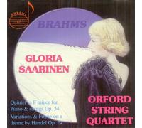 Saarinen/Orford Qt. - Piano Quintet/Variations and Fugue [IMPORT]
