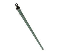 SaatSaa 2.6M Extra Heavy Duty Washing Line Prop Outdoor Galvanised Extendable Washing Line Pole Cloths Laundry Support pole Extending pole Telescopic Support strong Washing line support Green