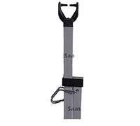 SaatSaa 2.6M Extra Heavy Duty Washing Line Prop Outdoor Galvanised Extendable Washing Line Pole Cloths Laundry Support pole Extending pole Telescopic Support strong Washing line support Grey