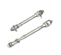 Saaygdfg 1/2PCS Solid MTB Axle Hub 6200RS Bearings Front Rear Shaft Set(4)