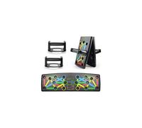 Sab MCR LTD Foldable Push Up Board - Target Chest, Triceps, Shoulders & Back | Portable, Easy Setup, Colour-Coded Handles