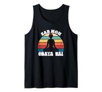 Sab Moh Maya Hai Hindi Meditation Woman yoga Desi Slogan Tank Top