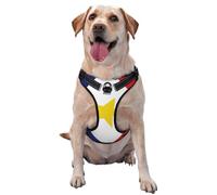 Saba Flag No Pull Dog Harness Adjustable Reflective Oxford Easy Control Medium Large Dog Harness