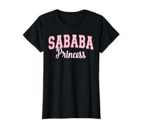 Sababa Princess Hebrew Slang Cool Varsity Letters T-Shirt