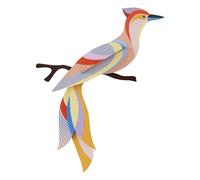 Sabah bird wall decoration Multicoloured one size