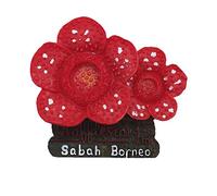 Sabah Borneo Malaysia 3D Fridge Magnet Travel Souvenir Gift Collection, Home & kitchen Decoration Magnetic Sticker Malaysia Refrigerator Magnet