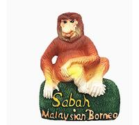 Sabah Malaysian Borneo Malaysia 3D Fridge Magnet Travel Souvenir Gift,Home & kitchen Decoration Magnetic Sticker Kalimantan Island Malaysia Refrigerator Magnet Collection