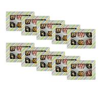 Sabar Cardboard Cupcake Carrier Boxes Pack - Patisserie Display Box - Paper Muffin Holder With Window - Flat Packed - Easy Assembly - Multi - 10 Pack