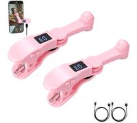 Sabary 1 Sets Auto Clicker for Smart Phone, Fast Screen Tapping Device Auto Tapper Continuous Click Simulation Finger for Games, Live Broadcast Likes, Flash Deals, Reward Tasks, Plug and Play (Pink)