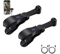 Sabary 1 Sets Auto Clicker for Smart Phone, Fast Screen Tapping Device Auto Tapper Continuous Click Simulation Finger for Games, Live Likes, Flash Deals, Reward Tasks, Plug and Play (Black)