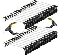 Sabary 30 Pcs Grabber Reacher Trash Pickers Bulk Tool 30'' Long Upper School Litter Grabber Heavy Duty Handy Mobility Aids Pick up Lightweight Nonslip Claw Elderly Mother Arm Extension Stick