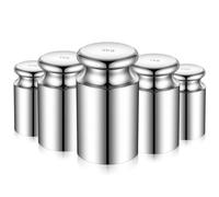 Sabary 5kg 5000g 5 Pcs M1 Precision Calibration Weight Set with 1 Pc 2kg 2000g 2pcs 1kg 1000g and 2pcs 0.5 kg Steel Chrome Plating Calibration Weights for Digital Scale and Laboratory Equipment
