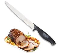 Sabatier Professional L’Expertise Kitchen Long Carving Knife - 20cm High Quality Chrome Molybdenum Stainless Steel, Finely Ground Razor Sharp Blades. Ergonomic Soft Grip Handle. 20 Year Guarantee.
