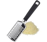 Sabatier Professional Straight Hand Grater & Zester - Stainless Steel Construction. Dishwasher Safe. for Hard Cheese, Lemon, Lime, Chocolate, Nutmeg, Garlic & Ginger. 25 Year Guarantee.