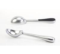 Sabatier Silver Ice Cream Scoop - Professional, Modern, Fashionable Colour Design. Strong Spoon & Handle. Handheld Kitchen Tool for Scooping/Spooning Ice Cream & Sorbet.