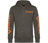 Sabaton Legends Hoodie Jacket green XL