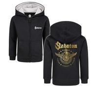 Sabaton Metal-Kids - Wings Of Glory Kids' Hoodie Jacket black 4 Years