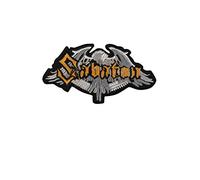 Sabaton Silver Gold Patch Badge Embroidered Iron on Applique Souvenir Accessory
