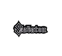 Sabaton Silver Power Metal Band Patch Badge Embroidered Iron on Applique Souvenir Accessory