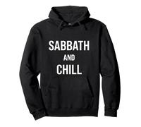 Sabbath And Chill Sabbath Keeper 7 Day Adventist Saturday Pullover Hoodie