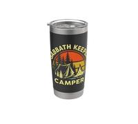 Sabbath Keeper Camper Camping Sabbath Seventh Day Adventist Stainless Steel Insulated Tumbler