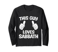 Sabbath Keeper This Guy Loves Sabbath Seventh Day Adventist Long Sleeve T-Shirt