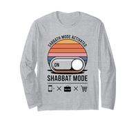 Sabbath Mode Activated Rest Seventh Day Hebrew Roots Long Sleeve T-Shirt