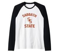 Sabbath State Sabbath Keeper Seventh Day Adventist Saturday Raglan Baseball Tee