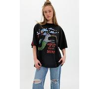 Sabbi The Zebra Dream Oversized Tee at Free People in Black, Size: Small - female