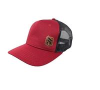 SABBOT Ezra Men's Snapback Cap, Women's Baseball Cap, Outdoor Cap, Cap with Cotton and Elastane, Cap, Modern Design, Adjustable, Breathable Mesh, red, Einheitsgröße-XL