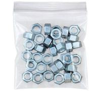 Sabco - 100 Grip Seal Bags 12" x 16" HEAVY DUTY 300 Gauge | Reusable Strong Zip Lock | Small Clear Resealable Plastic Bags | Polythene Packaging For Food Storage, Jewellery, Write On Resealable Bags
