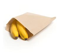 Sabco - 200 Kraft Paper Brown Bags 12x12" - Eco Friendly Disposable Lunch Bags