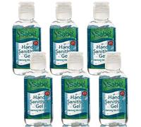 Sabel Anti Bacterial Hand Sanitiser Gel, 6x75ml | Quick Drying | Kills 99.9% Bacteria with Anti Viral Action | Prevent the Spread of Germs (6 Pack)