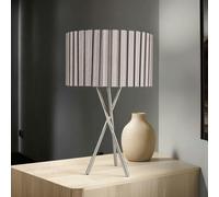 Sabella 43cm Table Lamp Satin Nickel