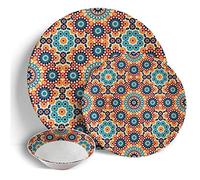 Sabella Home - 18 Piece Dinner Set - Marrakech Sunrise