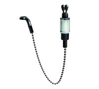 Saber - Bobbin Bite Indicator - White - with 10g Drag Weight - Features Adjustable Line Clip - Tough Ball Chain & Quality Threads - Ideal for all Angling Situations - Fishing Accessories