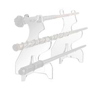 Saber Holder - Saber Handle Holder | Three Tier Desk Display Stand, Acrylic Sword Holder with Transparent Handle for Collection, Transparent, Refer, Transparent/Green, Se référer au descriptif, Refer